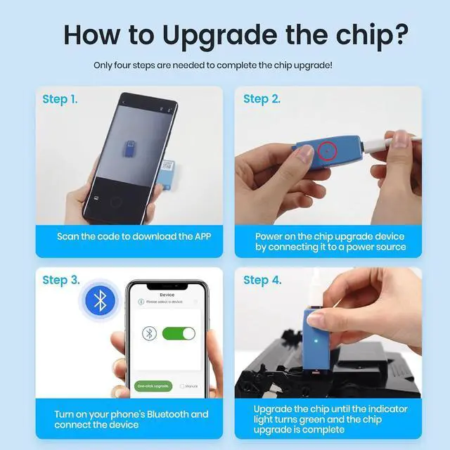 Alt view image 6 of 6 - 138X (with Chip) High Yield Compatible Toner Cartridges Replacement for HP 138X W1380X 138A W1380A for Pro 3001dw 3001dn MFP 3101fdw 3101fdn Printer (Black, 2-Pack)