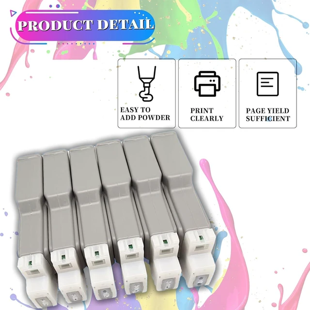 Alt view image 5 of 7 - Replacement for Canon PFI-206 Ink Cartridges Compatible Work for IPF6400 IPF6410 IPF6450 Printer PFI206G