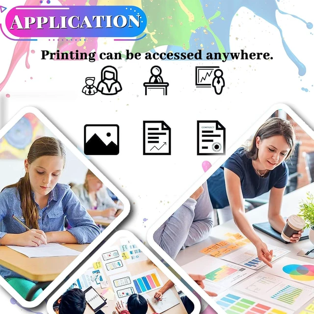 Alt view image 7 of 7 - Replacement for Canon PFI-206 Ink Cartridges Compatible Work for IPF6400 IPF6410 IPF6450 Printer PFI206G