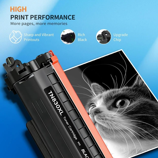 Alt view image 4 of 7 - LLAOLLAO TN830XL Toner Cartridges Replacement for Brother TN830XL TN-830XL Toner TN830 XL Work for HL-L2405W HL-L2460DW HL-L2400D HL-L2480DW MFC-L2820DW Printer High Yield (4 Black)