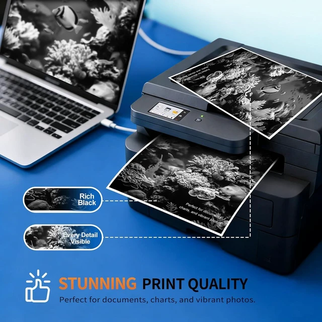 Alt view image 5 of 7 - LLAOLLAO TN830XL Toner Cartridges Replacement for Brother TN830XL TN-830XL Toner TN830 XL Work for HL-L2405W HL-L2460DW HL-L2400D HL-L2480DW MFC-L2820DW Printer High Yield (4 Black)