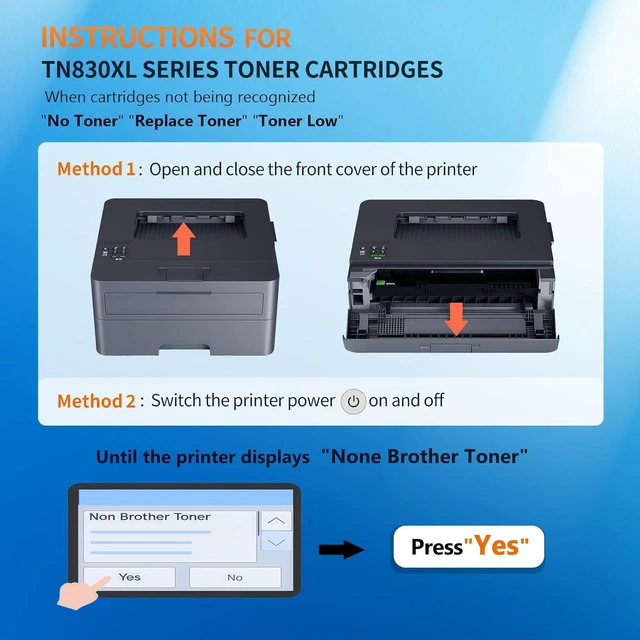 Alt view image 7 of 7 - LLAOLLAO TN830XL Toner Cartridges Replacement for Brother TN830XL TN-830XL Toner TN830 XL Work for HL-L2405W HL-L2460DW HL-L2400D HL-L2480DW MFC-L2820DW Printer High Yield (4 Black)