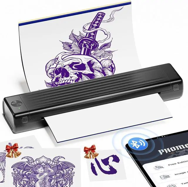 Main image of Itari Tattoo Stencil Printer for Artist & Beginner, Wireless Portable