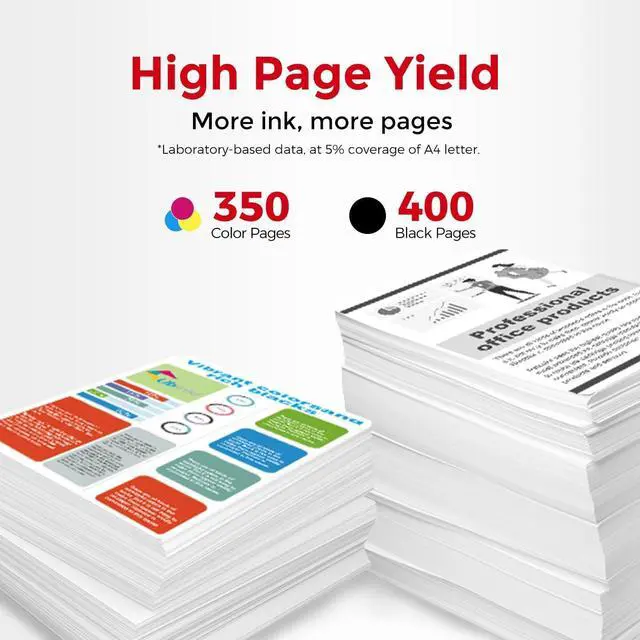 Alt view image 4 of 6 - 260XL 261XL PG-260 CL-261 XL Combo Pack to TS6400 TS6420a TR7020a Ink Cartridge Replacement for Canon PG260 CL261 XL PG260XL CL261XL (Black color,2-Pack) for TR7020 TR7022 TS6420 TS5300 TS5320 Printer