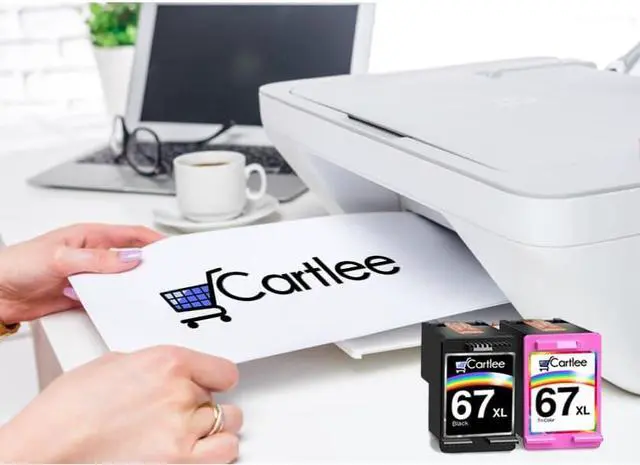 Alt view image 7 of 7 - Cartlee Remanufactured Ink Cartridge Replacement for HP Ink 67 xl For HP 67xl ink cartridges black color combo pack for HP 67 Ink cartridges black color combo pack 67xl for HP printer ink envy 6000 67