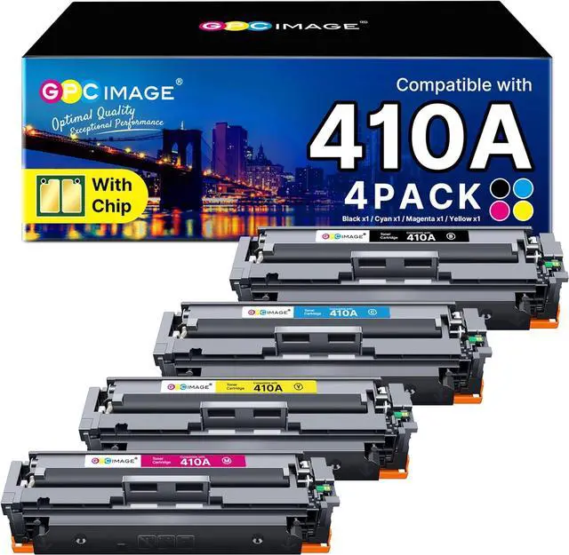 Main image of GPC Image 410A Toner Carttidge M477fnw for HP 410A Toner Cartridge 4 Pack