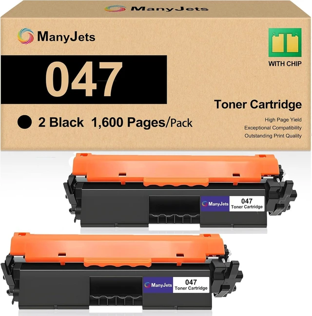 Main image of 047 Compatible Toner Cartridge Replacement for Canon 047 CRG-047 Black Work with Canon Color ImageCLASS MF113W LBP113W MF110 LBP110 i-SENSYS MF113W LBP113W MF110 LBP110 Printer (Black,2-Pack)