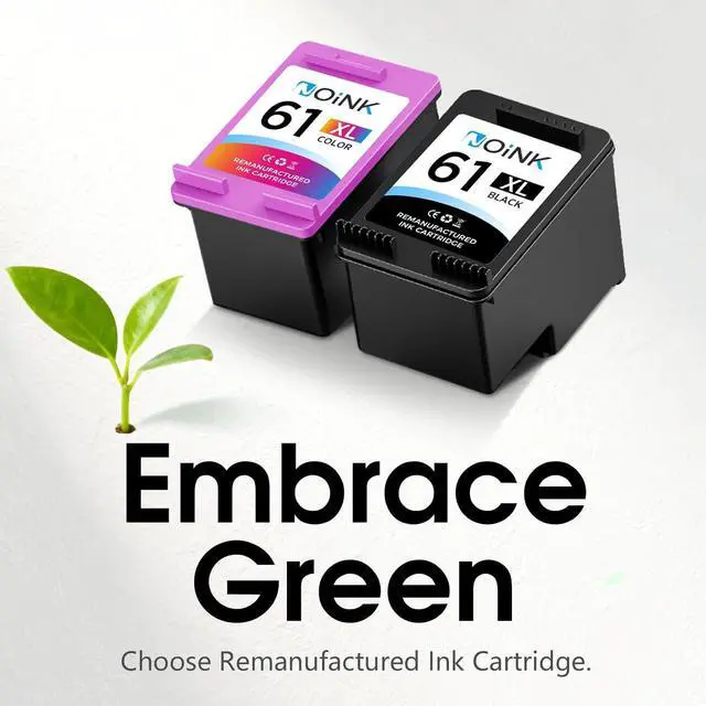 Alt view image 6 of 7 - NOINK 61XL Ink Cartridges Black and Color Combo Pack High Yield Replacement for HP 61XL, Compatible with HP DeskJet, Envy & OfficeJet Printers, DeskJet 2540 Envy 5530 OfficeJet 4630, 1Black 1Tri-Color