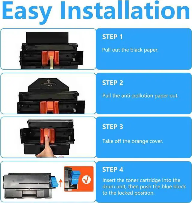 Alt view image 4 of 7 - LCL Compatible Drum Unit Replacement for OKI B411 B431 B412 B432 B461 44574301 for B411d B411dn B431d B431dn MB461 MB471 MB471w MB491 MB461 MB471 MB471W B412dn B432dn B512 B512dn Printer (1Pack Black)