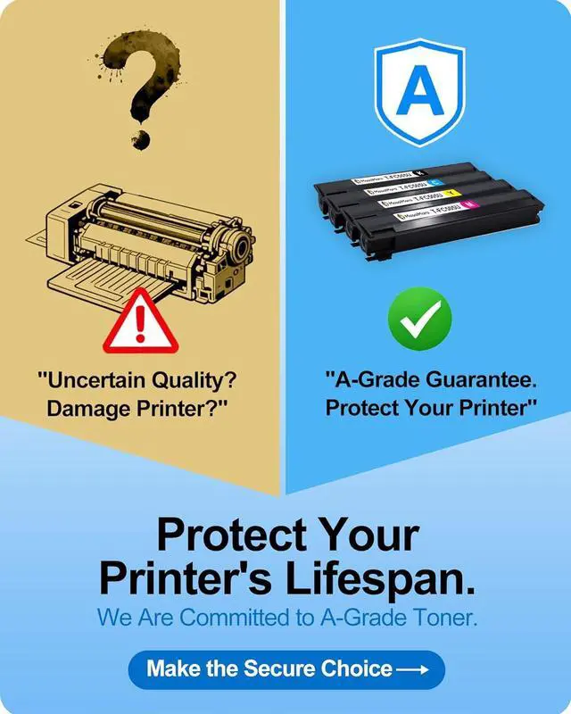 Alt view image 2 of 7 - MasaiMara T-FC505U T-FC505 T-FC505U-K T-FC505U-C T-FC505U-M T-FC505U-Y Compatible Toner Cartridges for Toshiba e-Studio 2505AC 3005AC 3505AC 4505AC 5005AC Printer(Black Cyan Yellow Magenta, 4-Pack)