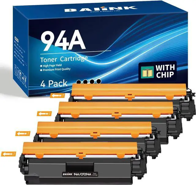 Main image of 94A Toner Cartridge CF294A Replacement for HP 94A Toner Cartridge Black Compatible for HP LaserJet Pro MFP M118dw M148fdw M148dw M149fdw, Pro M118 M148 M149 (4 Black)