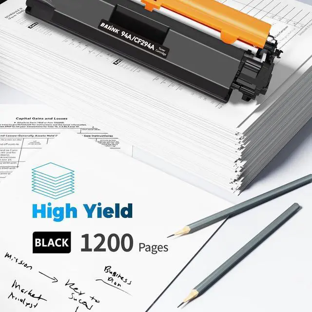 Alt view image 4 of 6 - 94A Toner Cartridge CF294A Replacement for HP 94A Toner Cartridge Black Compatible for HP LaserJet Pro MFP M118dw M148fdw M148dw M149fdw, Pro M118 M148 M149 (4 Black)