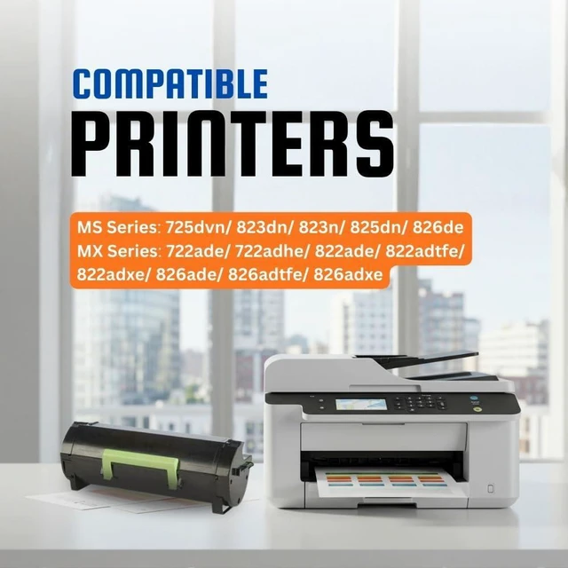 Alt view image 2 of 7 - bestink Compatible for Use in 58D1U00 Ultra High Yield Toner Cartridge Black Replacement Up to 55,000 Pages for MS725, MS823, MS824, MS825, MS826, MX722, MX725, MX822, MX824, MX826 Series