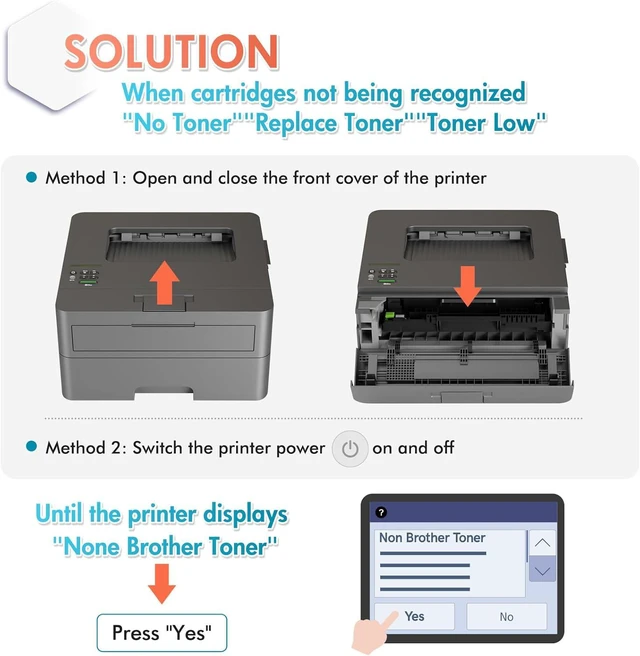 Alt view image 6 of 7 - TN830XL TN830 High Yield Toner Cartridge Compatible Replacement for Brother TN830 XL TN-830XL for Brother HL-L2400D HL-L2405W HL-L2480DW DCP-L2640DW HL-L2460DW MFC-L2820DW Printer (2-Black)
