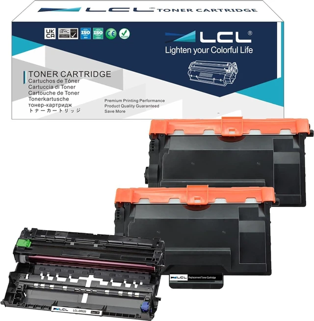 Main image of LCL Compatible Toner Cartridge and Drum unit Replacement for Brother TN850 TN820 TN-850(2PK)Toner and DR820 DR-820 Drum for HL-L5000D HL-L5100D HL-L5200DW HL-L5200DWT HL-L6200DW HL-L6200DWT HL-L6250DW