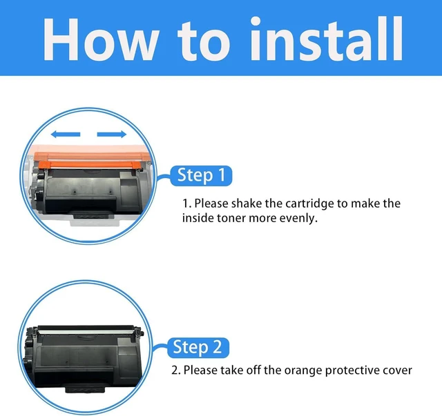 Alt view image 3 of 6 - LCL Compatible Toner Cartridge and Drum unit Replacement for Brother TN850 TN820 TN-850(2PK)Toner and DR820 DR-820 Drum for HL-L5000D HL-L5100D HL-L5200DW HL-L5200DWT HL-L6200DW HL-L6200DWT HL-L6250DW
