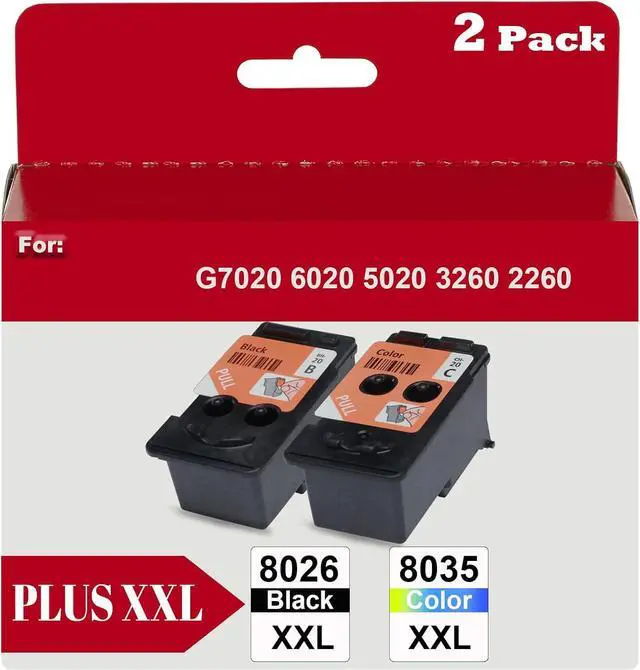 Main image of Replacement printhead use for G7020 G6020 G5020 G3260 G2260 G1220 G1230 G2270 G3262 G3270 G4270 MegaTank Printer 8026 8035XXL Plus Head Ink Cartridge Combo Set BH-20 CH-20 Print Head