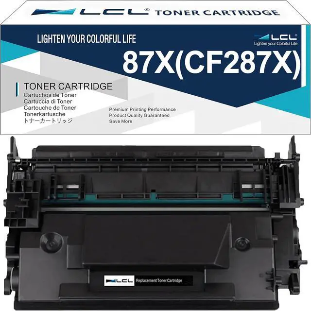 Main image of LCL 87X CF287X Black High-Yield Toner Cartridge Replacement for HP 87A 87X CF287A CF287X for HP LaserJet Enterprise M506dn M506x M506n M506dn, MFP M527z M527dn M527f M527c 501N M501n M501dn (1-Pack)