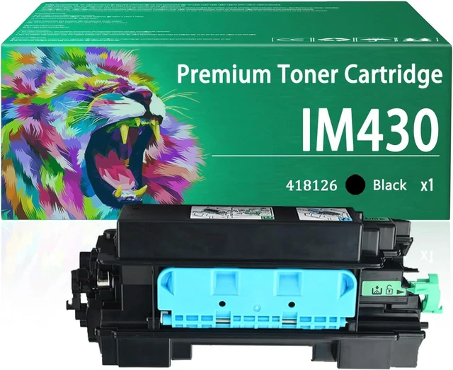 Main image of IM430 Toner Cartridge Compatible for Ricoh IM430 IM-430 418126 Toner Cartridges Work for Ricoh IM430 IM502 P502 Printers