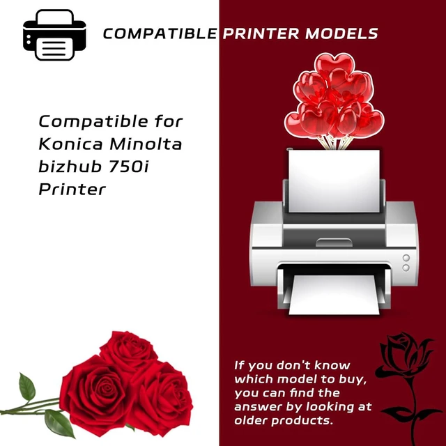 Alt view image 2 of 7 - TN-714 Toner Cartridges Compatible with Konica Minolta bizhub 750i Printers - High Yield 46000 Pages - Vibrant Colors (Black)