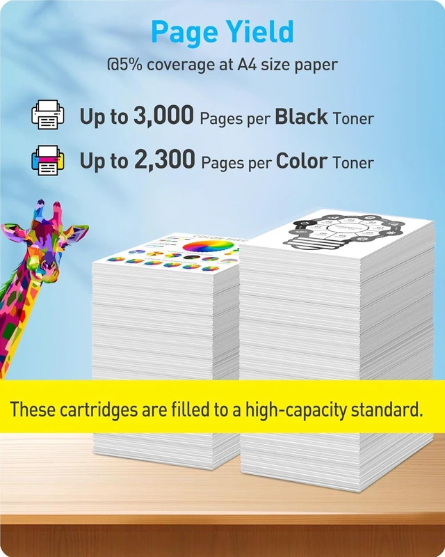 Alt view image 5 of 7 - MasaiMara C2310 C2310K0 C2310C0 C2310M0 C2310Y0 Compatible Toner Cartridges for Lexmark C2325 C2325dw C2425 C2425dw C2535 C2535dw MC2325 MC2325adw MC2425 MC2425adw MC2535 MC2640 Printer
