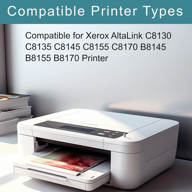 Alt view image 2 of 7 - C8130 Drum Unit Compatible for Xerox C8130 013R00681, Reliable Performance Compatible for Xerox AltaLink C8130 C8135 C8145 C8155 C8170 B8145 B8155 B8170 Printer (Yellow 1Pack)