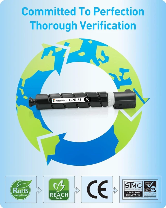 Alt view image 6 of 7 - MasaiMara GPR-51 GPR51 8516B003AA High Capacity Compatible Toner Cartridges Replacement for Canon C250 C250iF C255iF C350 C350iF C350P C355iF Printer (Black, 1-Pack)