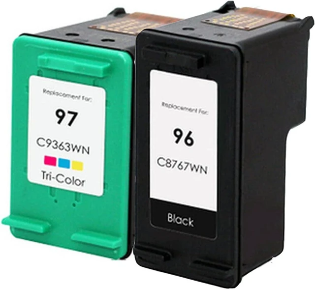 Main image of for HP 96 97 Ink Cartridge Replacement for Deskjet 5740 5740xi 5743 5745 5748 5940 5940xi 6520 6520xi 6540 6540dt 6540xi 6620 6620xi 6830v 6840 6840xi 6840dt 1 Pack