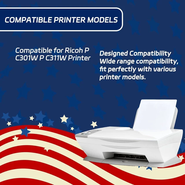 Alt view image 2 of 7 - ALLC Compatible with Ricoh P C301W P C311W Toner Cartridges M C250, High Yield 3500 Pages, Experience Superior Printing (Black)