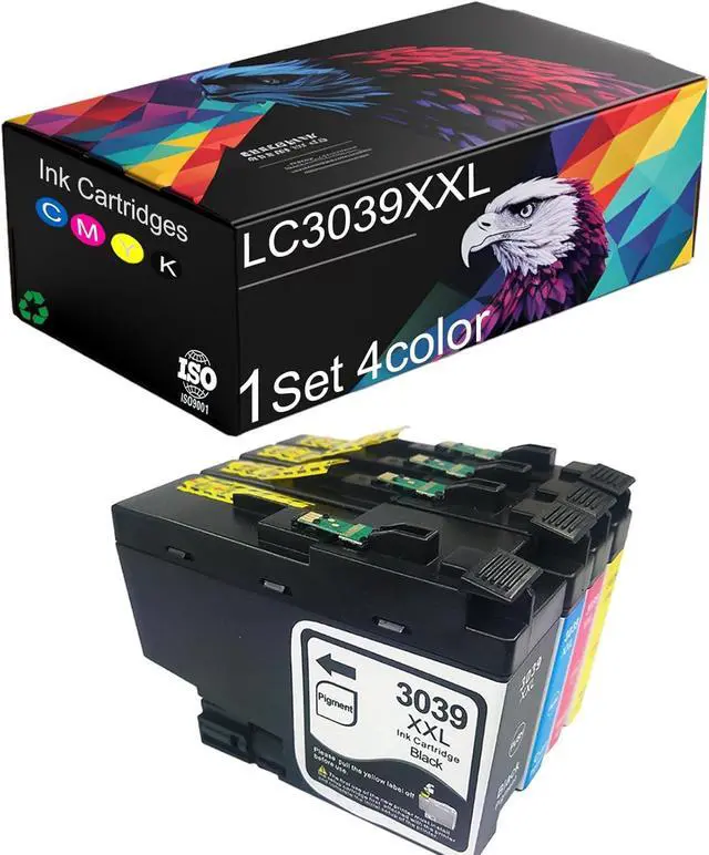 Main image of LC3039 Ink Cartridges Compatible for Brother LC3039 XXL, Reliable Performance Compatible for Brother MFC-J5845DW J5845DW XL 5945DW J6545DW J6545DW XL J6945DW, High Yield 6000 Pages (C/M/Y/K 1Set)