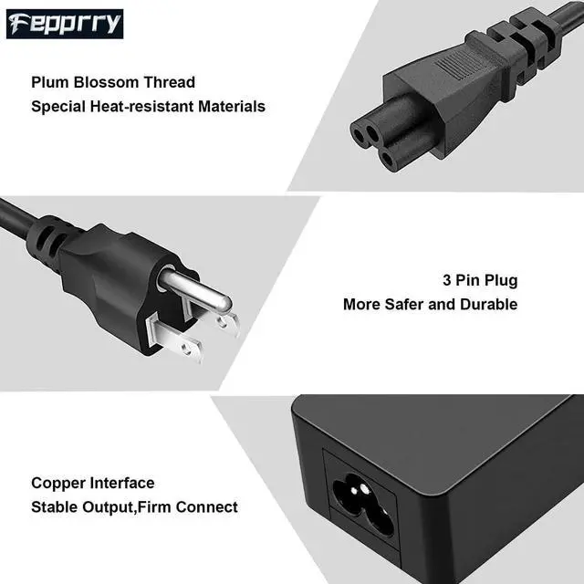 Alt view image 10 of 12 - 65W USB C Laptop Charger Compatible with Lenovo Thinkpad/Yoga/Chromebook, ADLX65YDC2A USB Type C Laptop Charger