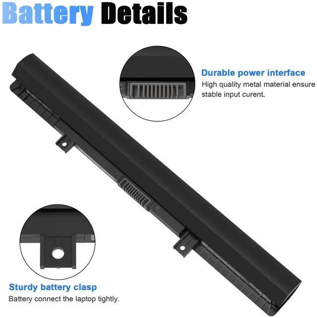 Alt view image 12 of 12 - PA5185U-1BRS Laptop Battery for Toshiba Satellite C55 C55D C55T S55 S55T L55 C50-B L55T L55D C55-B C55-B5200 C55-B5299 C55-B5300 C55-B5302 E45-B4100,P/N: PA5184U-1BRS PA5195U-1BRS PA5186U-1BRS
