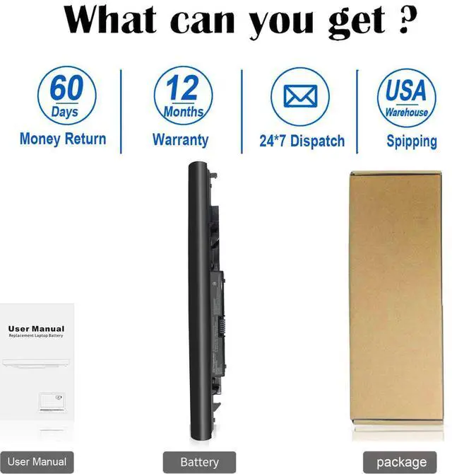 Alt view image 13 of 14 - JC03 JC04 Battery for HP Spare 919700-850 919701-850 15-bs0xx 17-bs0xxx 15-bs1xx 15-bw0xx 17z-ak000 17-ak0xx 17-bs062st 17-bs020nr 17-bs153cl 17-bs026cy 15-bs 17-bs 15-bw Series Pavilion 250 G6 255 G6