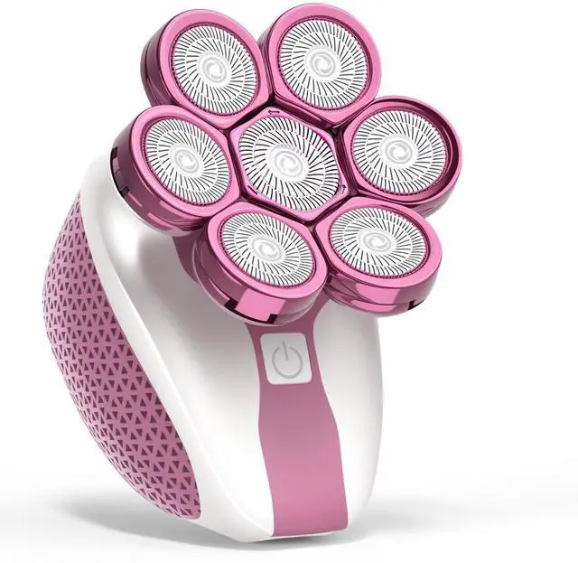 Alt view image 8 of 14 - 7D Head Shavers for Bald Women, Electric shavers for Women with LED Display, Head Shavers for Women Wet&Dry, Professional 5-in-1 Electric Head Shaver Grooming Kit for Hair/Face/BeardPink