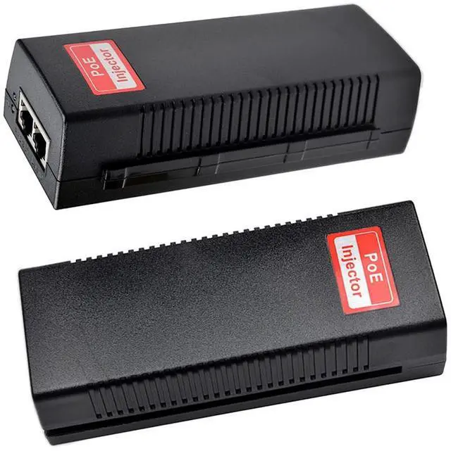 Alt view image 8 of 14 - Gigabit 90W PoE++ Injector 54-56V Adapter, 10/100/1000Base-T IEEE 802.3bt PoE Standard Active POE+, Plug and Play for Wireless Access Points/PTZ/Videophones
