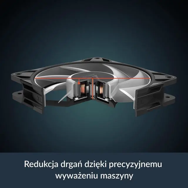 Alt view image 9 of 14 - P12 Pro Reverse A-RGB 3 Pack 120 mm Premium Fan with Reverse Airflow, PWM Fan with Y Cable Splitter, 500-3000 RPM, 0 RPM <5% PWM, 5V Digital RGB, hydrodynamic Bearing, 4-Pin - Black