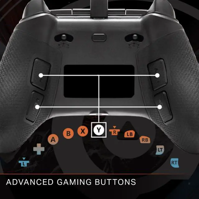 Alt view image 12 of 14 - FUSION Pro 4 Wired Controller for Xbox Series X|S, adjustable height thumbsticks, hall effect thumbsticks, mappable buttons, officially licensed, works with Xbox One and Windows 10/11