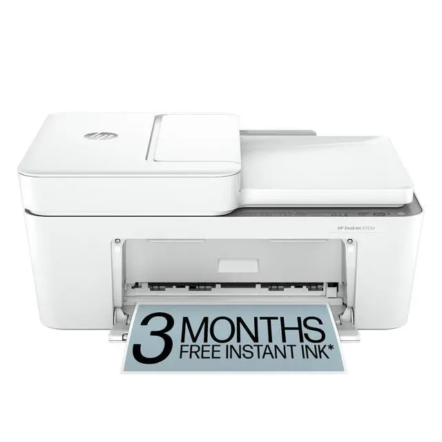 Alt view image 8 of 14 - DeskJet 4255e Wireless All-in-One Color Inkjet Printer, Scanner, Copier, Best-for-home, 3 month Instant Ink trial included. This printer is only 2.4 ghz capable. AI-enabled (588S6A)