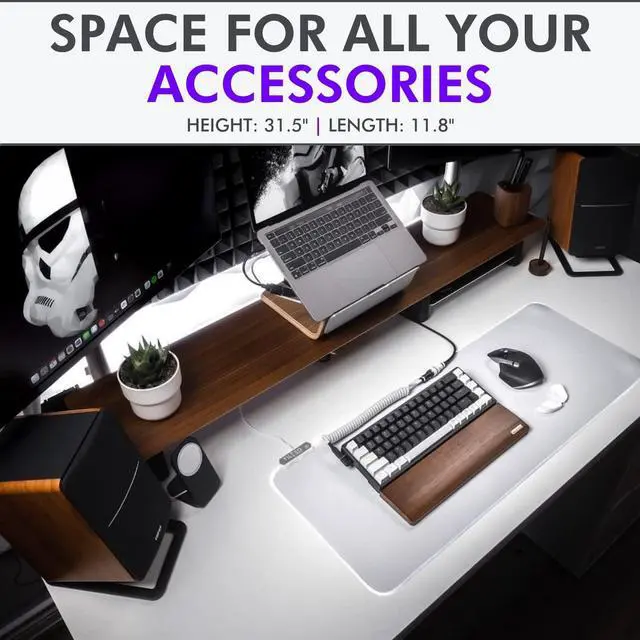 Alt view image 8 of 12 - Bone White Gaming Mouse Pad RGB - Large LED Mousepad - LED Desk mat with 8 Adjustable Light Modes - Non Slip Rubber Base, Easy to Clean Water Proof Surface Mat for Keyboard and Mouse