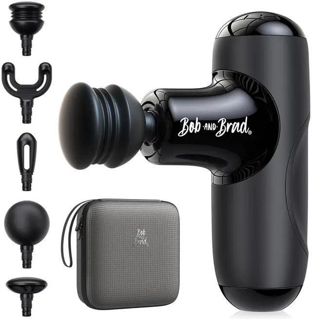 Alt view image 8 of 14 - Q2 Mini Massage Gun, Pocket-Sized Deep Tissue Massager Gun, Portable Percussion Muscle Massager Gun, Ultra Small & Quiet Muscle Massage Gun for Muscle Recovery with Carry Case