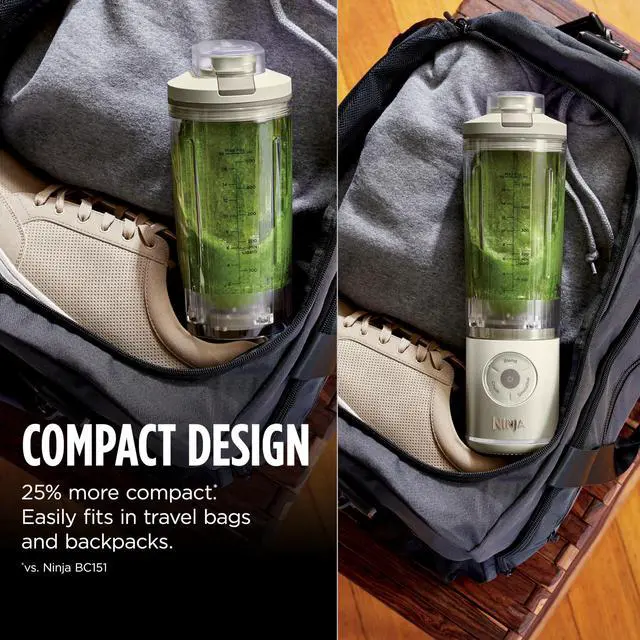 Alt view image 12 of 14 - Blast Max, Portable Blender + Twist & Go, Personal Smoothie, Blend, Ice Crush, 3 Programs, Cordless, 22 oz removable Vessel, Dishwasher Safe, Leakproof, Navy, BC251NV