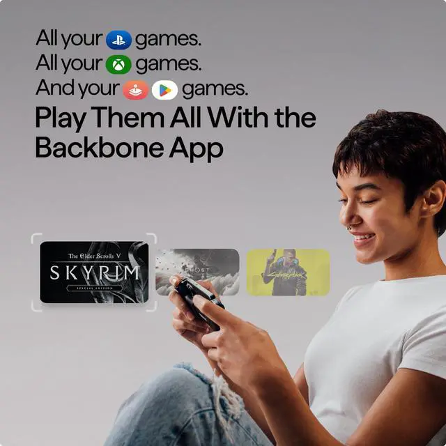 Alt view image 14 of 14 - One Mobile Gaming Controller for iPhone 14 & Older (Lightning) 2nd Gen, Phone Controller, Play Xbox, PlayStation, PC, App Games & More (With 3 Months of Apple Arcade Access)