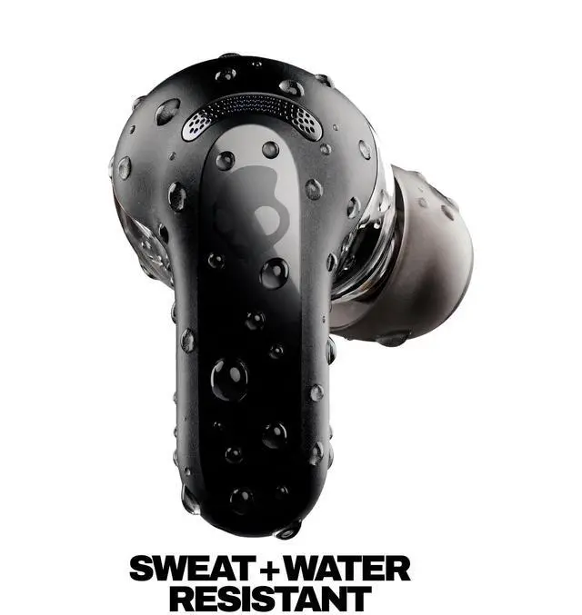 Alt view image 8 of 12 - Rail ANC Wireless Earbuds, Bluetooth Headphones, Active Noise Cancelling, Up to 38 Hours Battery, Microphone for iPhone Android, Customizable via Skull-iQ App - True Black
