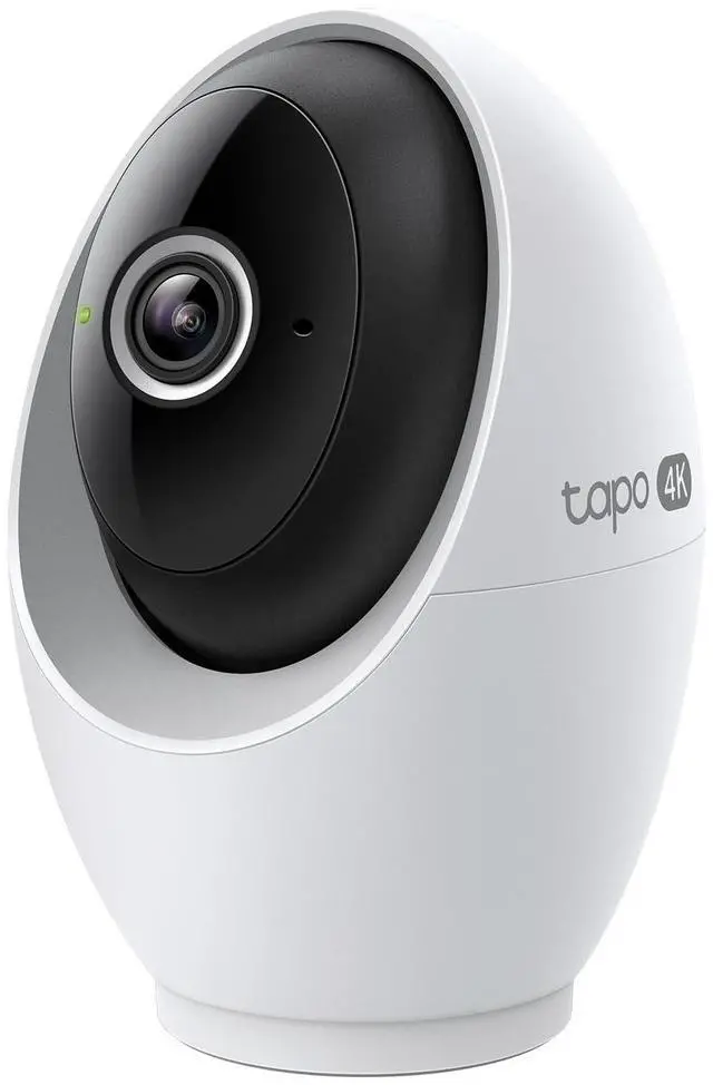 Alt view image 8 of 14 - 4K Indoor Pan/Tilt Wired Security Camera - Works as a Baby Monitor, Person/Pet Detection, Facial Recognition, 360° AI Motion Tracking, Subscription-Free Local Storage or Optional Cloud, C260