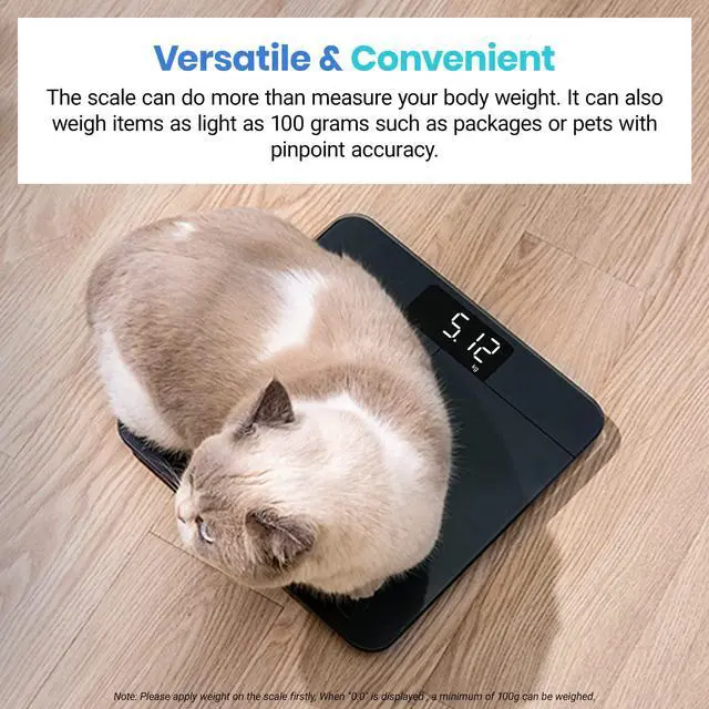Alt view image 13 of 14 - Scale for Body Weight, Digital Bathroom Scales for People, Most Accurate to 0.05lb, Bright LED Display & Large Clear Numbers, Upgraded Quality for the Elderly Safe Home Use, 400 lbs