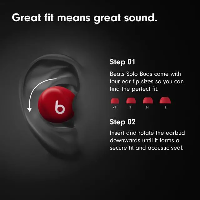 Alt view image 9 of 14 - Solo Buds - Wireless Bluetooth Earbuds | 18 Hours of Battery Life | Apple & Android Compatibility | Built-in Microphone - Matte Black