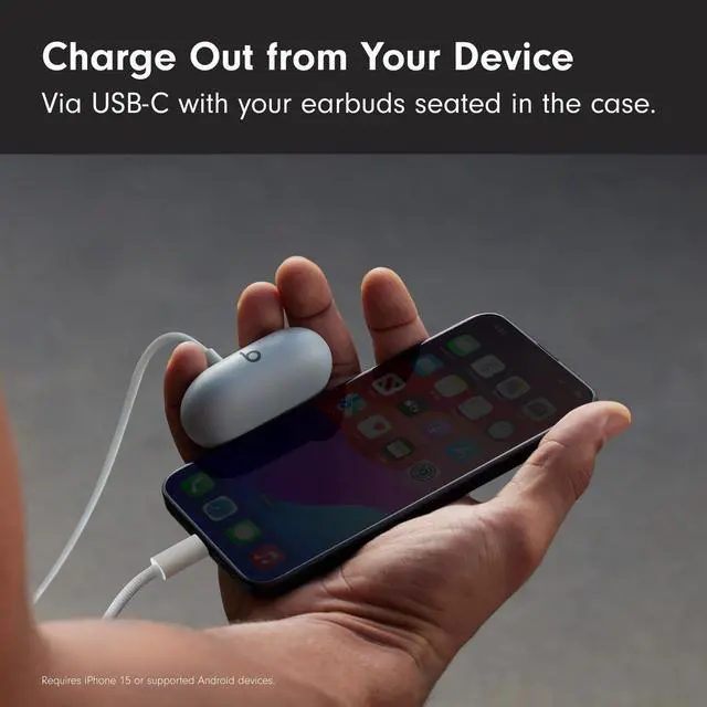 Alt view image 11 of 14 - Solo Buds - Wireless Bluetooth Earbuds | 18 Hours of Battery Life | Apple & Android Compatibility | Built-in Microphone - Matte Black