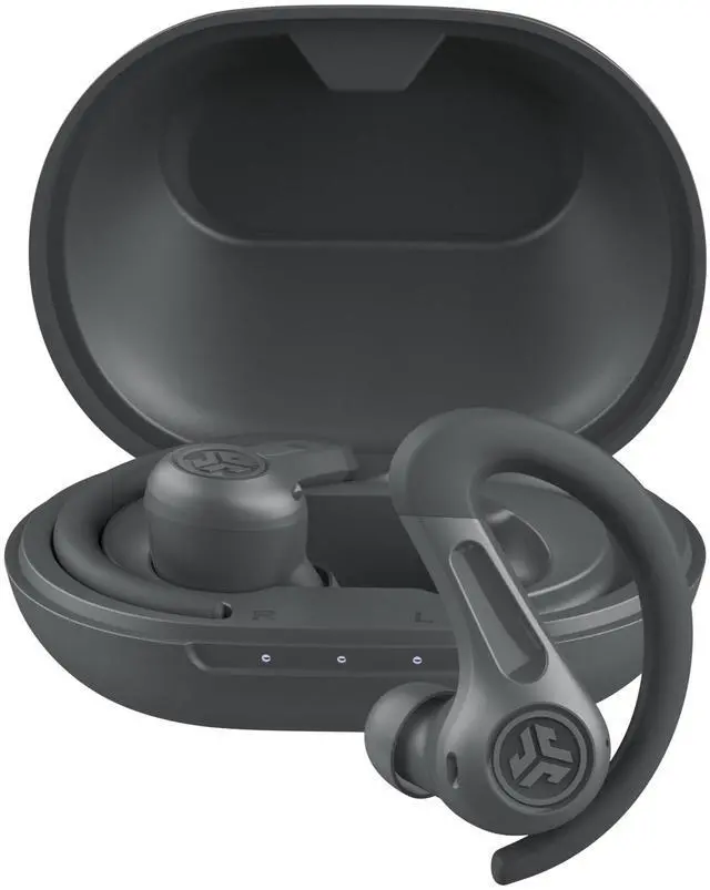 Alt view image 8 of 14 - JBuds Sport ANC 4 True Wireless Bluetooth Earbuds + Charging Case, Graphite, Swipe + Touch Controls, Hybrid Active Noise Cancelation, Multipoint Connect, Customized Settings App