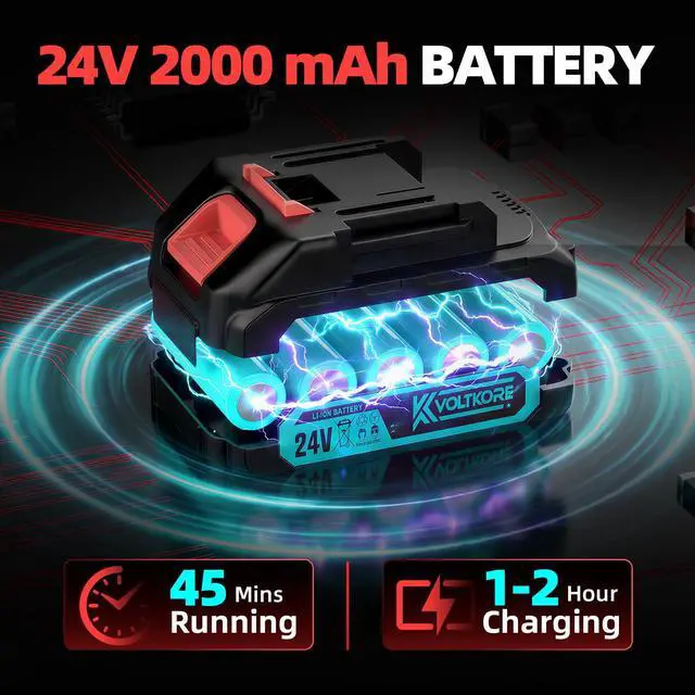 Alt view image 3 of 7 - Brushless Mini Chainsaw 6 Inch Cordless Electric Battery Powered Small Hand Saw with Auto Oiler Handheld Chain Saw for Wood/Tree Trimming, Garden Gifts for Men Fathers Dad Husband