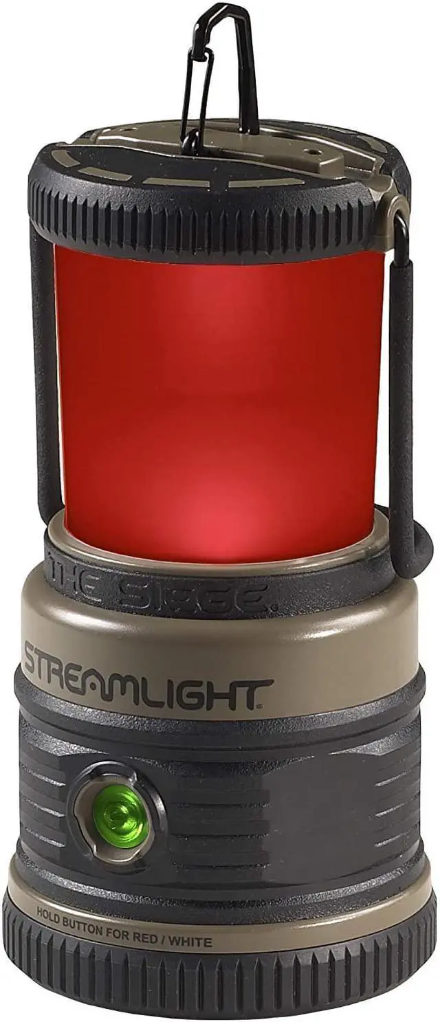 Alt view image 3 of 7 - 44931 Siege 540-Lumen Compact LED Camping Lantern with 360° Lighting for Power Outages, Hurricanes, and Emergencies, Coyote